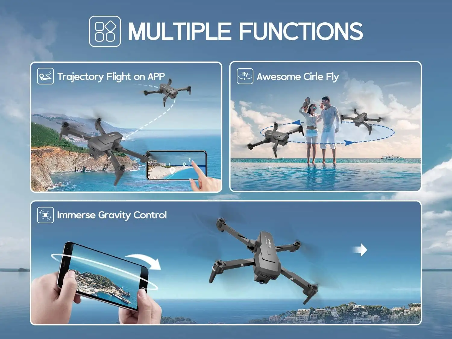 NEHEME NH760 Drones with 1080P HD Camera for Adults - 71896iabw4l._ac_sl1500_